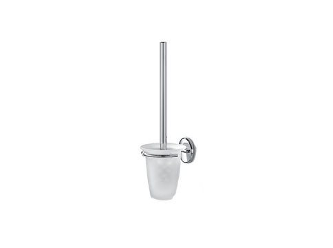 Hotellerie - Porte Balai Mural Pot Verre Satiné - A0414A