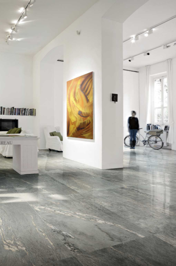Grès Cérame, Antique Marble Brillant, 60 x 120 cm, ep. 10 mm, vendu au m², 1 bte = 1.44 m²