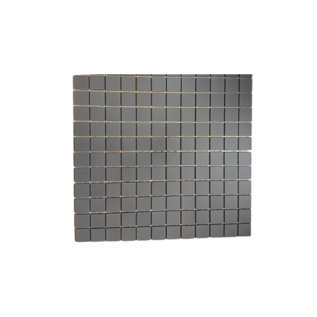 Grès Cérame 2.3 x 2.3 cm 0344 Gris, a la plaque 