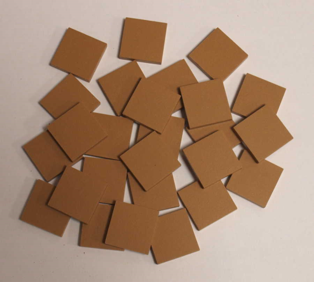 Grès Cérame 2 x 2 cm Caramel par 100g