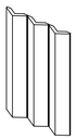 Rombini Triangle Large, 18.6 x 31.5 cm, Vendu au set, 1 Bte = 0.53 m²