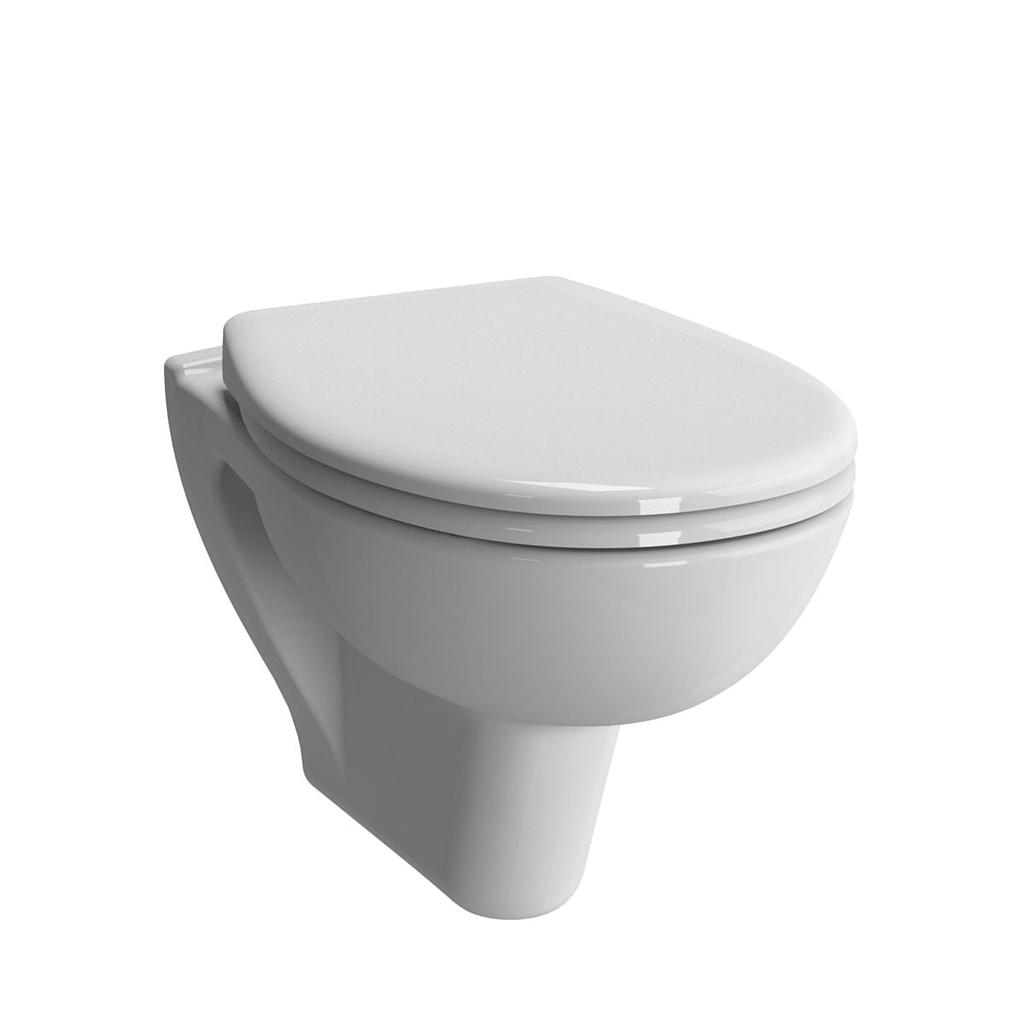 Capri - Pack Wc Suspendu- Sans bride - Abattant frein de chute
