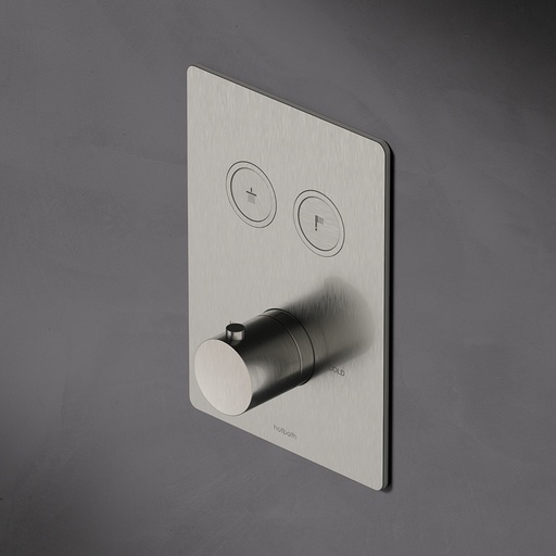 Cobber - Façade Mitigeur Thermostatique - Encastré - 2 Voies - PB009Q