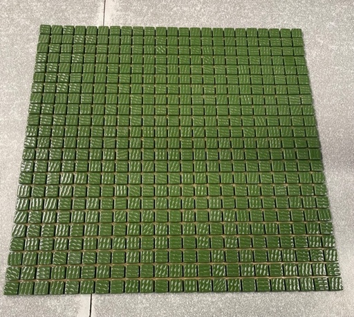 [12118] Micro Bisazza 1,2 x 1,2 cm - Vert 12118, Par 100g
