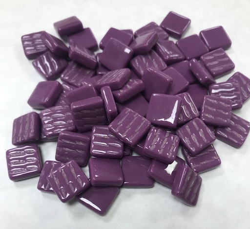 [111] Pâte de verre 1.2 x 1.2 cm - Violet , par 100 g