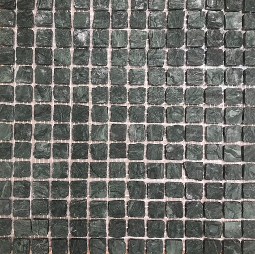 [chateau cobble vert] Marbre Vert 2 x 2 cm, par 100 g