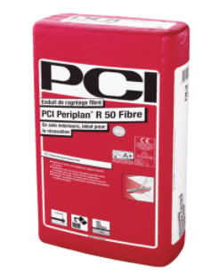 [PCIPERIPLANR50] PCI Periplan R50 Fibré - Ragréage Gris 3h - 3 à 50 mm - 25 kg